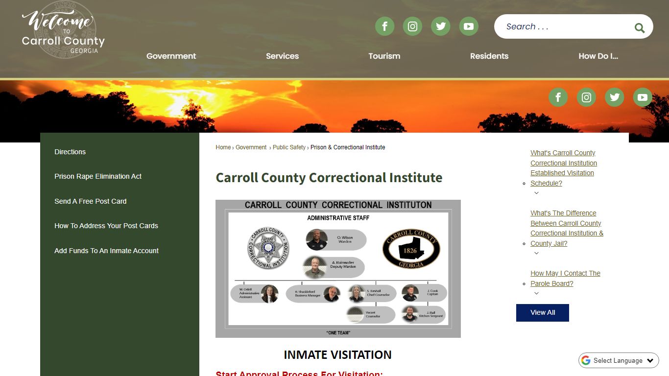 Carroll County Correctional Institute | Carroll County, GA - Official ...